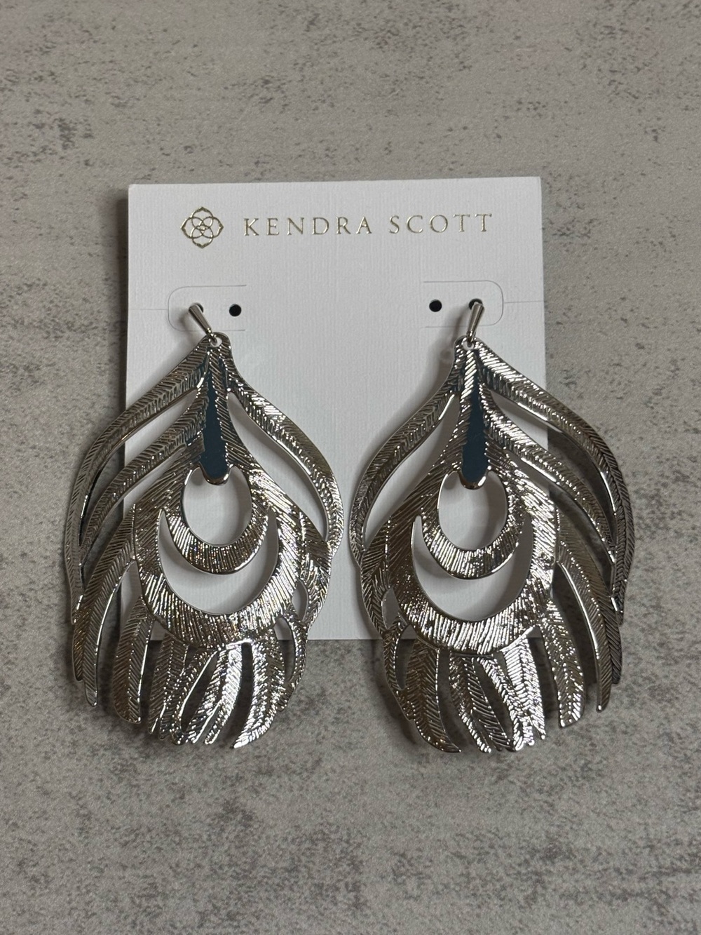 Kendra Scott Karina Statement Earrings in Silver